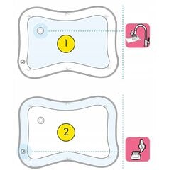 Piepūšams xxl sensorais ūdens paklājiņš mazuļiem cena un informācija | Attīstošie paklājiņi | 220.lv
