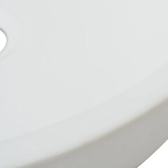izlietne, 42x12 cm, apaļa, balta keramika cena un informācija | Izlietnes | 220.lv