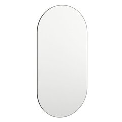 spogulis ar LED gaismām, 60x30 cm, stikls, ovāls cena un informācija | Spoguļi | 220.lv