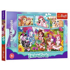 TREFL: Puzzle 200el. - Neparastas pasaules Enchantimals cena un informācija | Puzles, 3D puzles | 220.lv