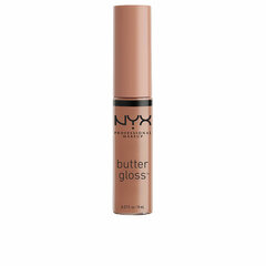 Lūpu spīdums NYX Butter Gloss madeleine (8 ml) cena un informācija | Lūpu krāsas, balzāmi, spīdumi, vazelīns | 220.lv