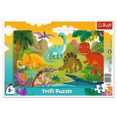 Puzle Trefl 31359 dinozauri, 15 d. cena un informācija | Puzles, 3D puzles | 220.lv