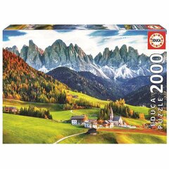 Головоломка Educa Autumn in the Dolomites 2000 Предметы цена и информация | Пазлы | 220.lv