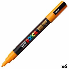 Marķieris POSCA PC-3M Oranžs (6 gb.) cena un informācija | Kancelejas preces | 220.lv