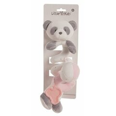 Darbības Spirāles Rozā Panda (25cm) cena un informācija | Mīkstās (plīša) rotaļlietas | 220.lv