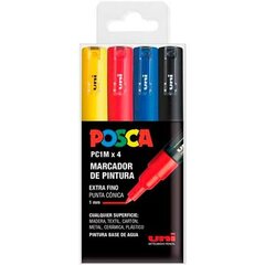 Marķieru komplekts POSCA PC-1M Daudzkrāsains cena un informācija | Rakstāmpiederumi | 220.lv