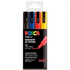 Marķieru komplekts POSCA PC-3M Daudzkrāsains cena un informācija | Rakstāmpiederumi | 220.lv