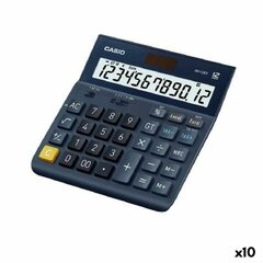 Kalkulators Casio DH-12ET Melns (10 gb.) cena un informācija | Kancelejas preces | 220.lv