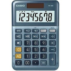 Kalkulators Casio MS-80E Zils (10 gb.) cena un informācija | Kancelejas preces | 220.lv