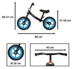 Трехколесный кроссовый велосипед Trike Fix Balance в черно-синем цвете цена и информация | Балансировочные велосипеды | 220.lv