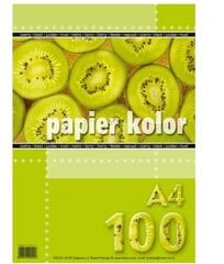 Augstas kvalitātes A4 sarkanā krāsā papīrs, 100 lapas cena un informācija | Kancelejas preces | 220.lv