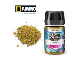 AMMO MIG - Pigments Ochre, 35ml, 3061 cena un informācija | Modelēšanas un zīmēšanas piederumi | 220.lv