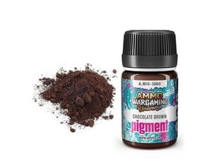 AMMO MIG - Pigments Chocolate Brown, 35ml, 3060 cena un informācija | Modelēšanas un zīmēšanas piederumi | 220.lv