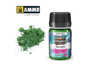 AMMO MIG - Pigments Pure Green, 35ml, 3054 cena un informācija | Modelēšanas un zīmēšanas piederumi | 220.lv