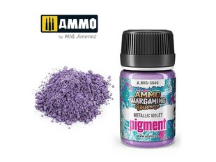 AMMO MIG - Pigments Metallic Violet, 35ml, 3049 cena un informācija | Modelēšanas un zīmēšanas piederumi | 220.lv