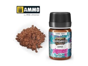 AMMO MIG - Пигмент Copper, 35ml, 3044 cena un informācija | Modelēšanas un zīmēšanas piederumi | 220.lv