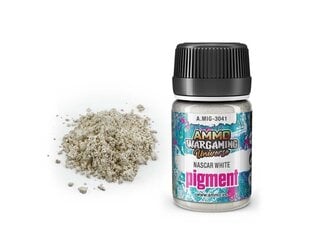 AMMO MIG - Pigments NASCAR White, 35ml, 3041 cena un informācija | Modelēšanas un zīmēšanas piederumi | 220.lv