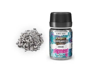 AMMO MIG - Pigments Chrome, 35ml, 3040 cena un informācija | Modelēšanas un zīmēšanas piederumi | 220.lv