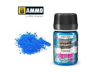 AMMO MIG - Pigments Fluor Blue, 35ml, 3039 cena un informācija | Modelēšanas un zīmēšanas piederumi | 220.lv