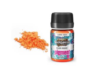 AMMO MIG - Pigments Fluor Orange, 35ml, 3034 cena un informācija | Modelēšanas un zīmēšanas piederumi | 220.lv