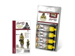 AMMO MIG - Akrils krāsu komplekts Japanese Infantry WWII, 7040 cena un informācija | Modelēšanas un zīmēšanas piederumi | 220.lv