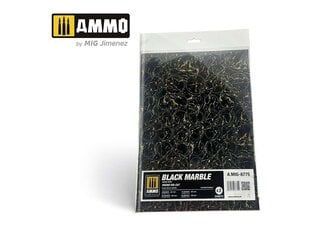 AMMO MIG - материал для моделирования Black Marble. Round die-cut for bases for wargames 8775 цена и информация | Принадлежности для рисования, лепки | 220.lv