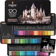 Castle Art Supplies 120 Pencils cena un informācija | Modelēšanas un zīmēšanas piederumi | 220.lv