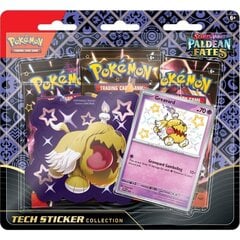 POKEMON Tech Sticker Collection Paldean Fates kārtis cena un informācija | Galda spēles | 220.lv