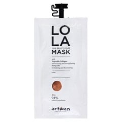 Artego LOLA Jūsu skaistuma krāsa Matu krāsas atsvaidzinoša maska Choco, 20 ml cena un informācija | Sejas maskas, acu maskas | 220.lv