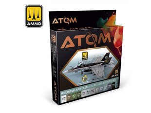 AMMO MIG - ATOM Akrils krāsu komplekts Modern USAF-NAVY, 20700 cena un informācija | Modelēšanas un zīmēšanas piederumi | 220.lv