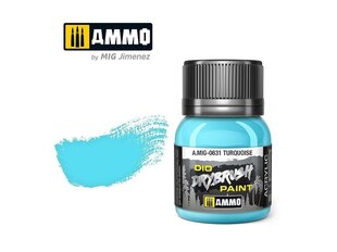 AMMO MIG - Novecošanas līdzeklis DRYBRUSH Turquoise, 40ml, 0631 cena un informācija | Modelēšanas un zīmēšanas piederumi | 220.lv