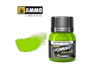 AMMO MIG - Novecošanas līdzeklis DRYBRUSH Pure Green, 40ml, 0633 cena un informācija | Modelēšanas un zīmēšanas piederumi | 220.lv