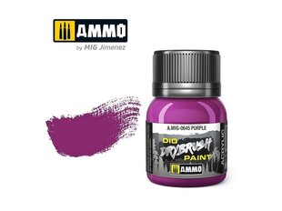 AMMO MIG - Novecošanas līdzeklis DRYBRUSH Purple, 40ml, 0645 cena un informācija | Modelēšanas un zīmēšanas piederumi | 220.lv