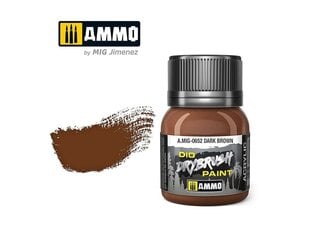 Эффект старения DRYBRUSH Dark Brown, 40 мл, 0652 цена и информация | Принадлежности для рисования, лепки | 220.lv