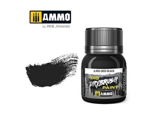 AMMO MIG - Novecošanas līdzeklis DRYBRUSH Black Brown, 40ml, 0653 cena un informācija | Modelēšanas un zīmēšanas piederumi | 220.lv