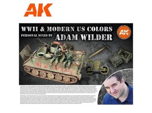 AK Interactive - 3rd generation - Akrils krāsu komplekts Signature Set "Adam Wilder", AK11763 cena un informācija | Modelēšanas un zīmēšanas piederumi | 220.lv