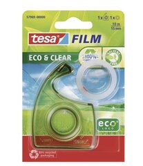 Tesa Eco&Clear Biroja Lentes Lenta, 10m x 15mm, Baltā, 1 gab. cena un informācija | Kancelejas preces | 220.lv