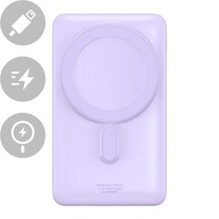 Ātras uzlādes akumulators, Baseus magnētiskais kronšteins, 10000 mAh., 20 W., USB-C 50 cm., violets cena un informācija | Galda spēles | 220.lv