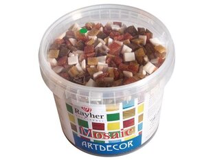 Mozaīkas akmeņi Rayher ArtDecor 1x1cm ~1300gab./1kg dabiskie toņi cena un informācija | Kancelejas preces | 220.lv