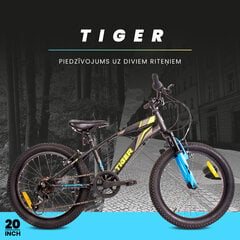 20 collu zēna viegls MTB velosipēds ar Shimano 6 ātrumiem Tiger Bike cena un informācija | Velosipēdi | 220.lv