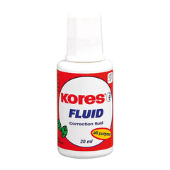 Koriģējošais šķidrums KORES FLUID, 20 ml (1 gab.) cena un informācija | Kancelejas preces | 220.lv