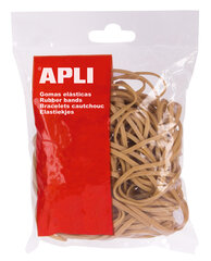 Резинки APLI, 2 х 100 мм, 1 кг, коричневого цвета, в сумке (1 упаковка) цена и информация | Канцелярия | 220.lv
