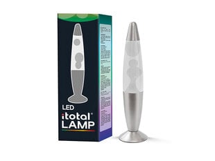 LED Lava lampa, Itotal, ar mainīgu krāsu, balta vaska un sudraba pamatne (1 gab.) cena un informācija | Kancelejas preces | 220.lv