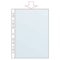 Dokumentu turētājs ECO, A4, 30 mikroni, (iepakojumā - 100 gab.), matēts (2pa.) cena un informācija | Kancelejas preces | 220.lv