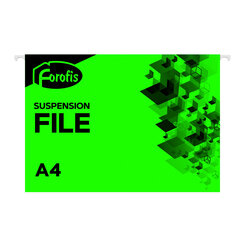 Saliekamā aploksne FOROFIS A4, zaļa (2 gab.) cena un informācija | Kancelejas preces | 220.lv