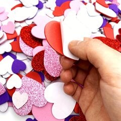 '120gab Valentīna diena Valentīna diena putu uzlīme self' cena un informācija | Aplikācijas, rotājumi, uzlīmes | 220.lv