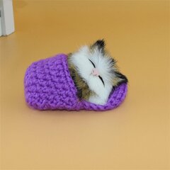 'Kawaii моделирование спящих котят каваи плюшевая кукла-кошка игрушка для детей подарок на день рождения для декора на Хэллоуин Рождественский подарок на День благодарения' цена и информация | Мягкие игрушки | 220.lv