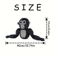 '22 cm/8,66 collu radoša pērtiķa plīša rotaļlieta, smieklīga rotaļlieta ar pildījumu, gara bruņota gorilla plīša orangutana rotaļlieta mājas dekorēšanai, dzimšanas dienas dāvana ģimenei, draugiem un spēļu entuziastiem' cena un informācija | Mīkstās (plīša) rotaļlietas | 220.lv