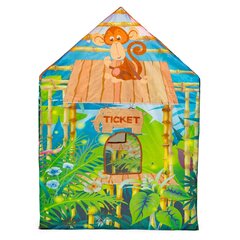 Safari māja, telts, rotaļu laukums, IPLAY 82111, 96 cm. x 73 cm. x 102 cm. cena un informācija | Bērnu rotaļu laukumi, mājiņas | 220.lv