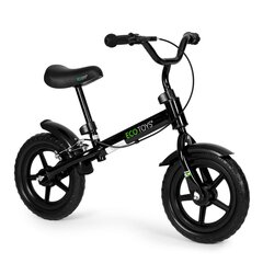 Bērnu kross velosipēds ar bremzēm, ECOTOYS, 52 cm. x 89 cm. x 58 cm, melns cena un informācija | Balansa velosipēdi | 220.lv